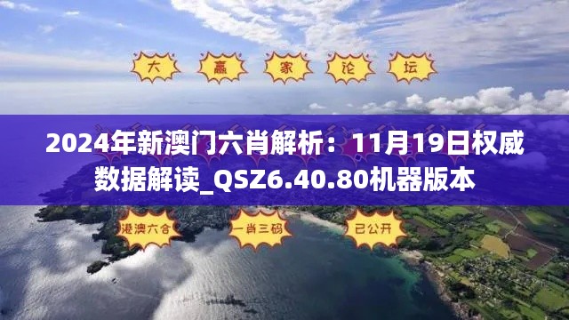 2024年新澳门六肖解析：11月19日权威数据解读_QSZ6.40.80机器版本