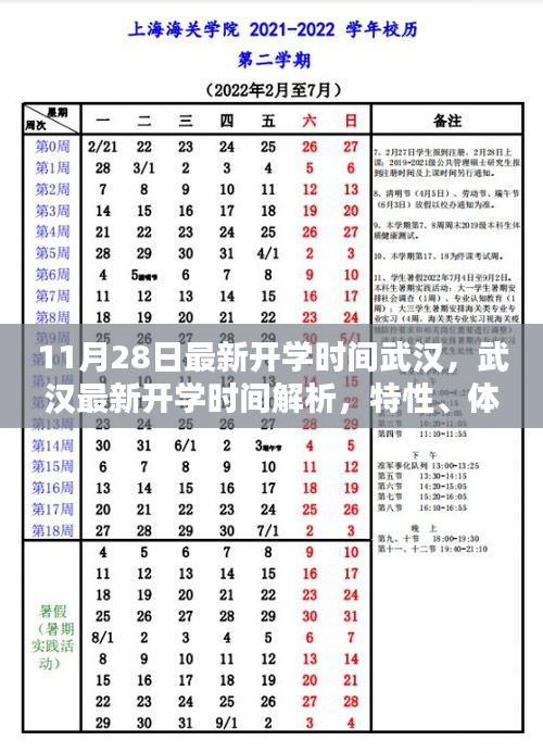 武汉最新开学时间解析，特性、体验、竞品对比及目标用户群体深度分析