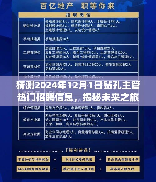 揭秘未来之旅，钻孔主管诗意招聘启事，探寻自然美景的宁静之旅，热门招聘预测至2024年12月1日。