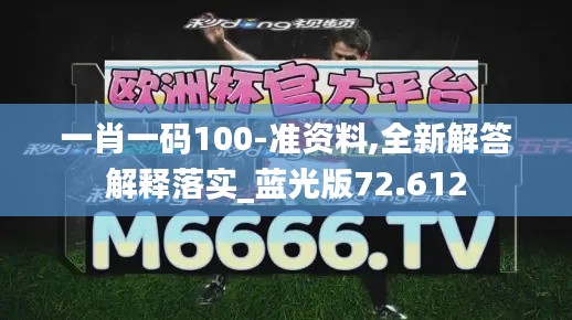 一肖一码100-准资料,全新解答解释落实_蓝光版72.612