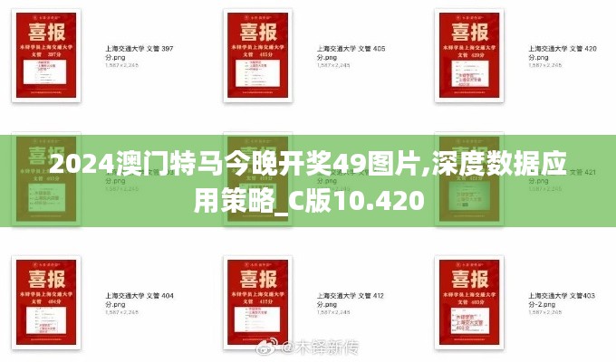 2024澳门特马今晚开奖49图片,深度数据应用策略_C版10.420