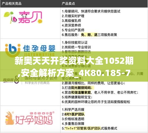新奥天天开奖资料大全1052期,安全解析方案_4K80.185-7