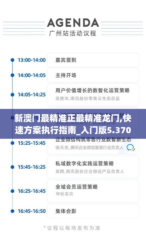 新澳门最精准正最精准龙门,快速方案执行指南_入门版5.370