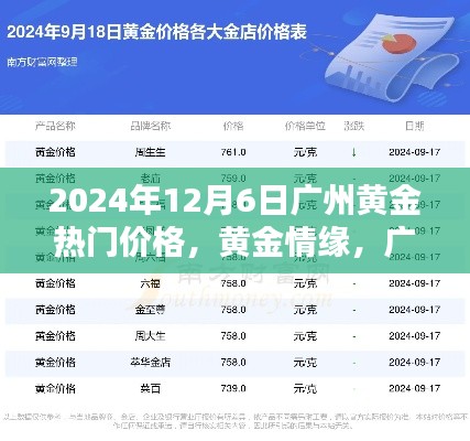 广州黄金情缘，热门价格与温馨记忆在黄金中的交汇（2024年12月6日）