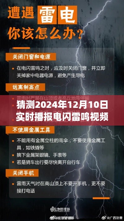 揭秘未来直播新纪元，电闪雷鸣视频实时播报，科技震撼亮相于2024年12月10日
