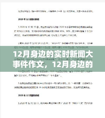 深度解析，12月重大新闻事件回顾与评述