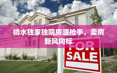 响水独家独院房源抢手，卖房新风向标