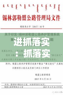 进抓落实：抓落实方面存在的问题及整改措施 