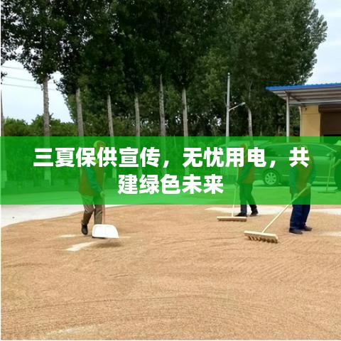 三夏保供宣传，无忧用电，共建绿色未来