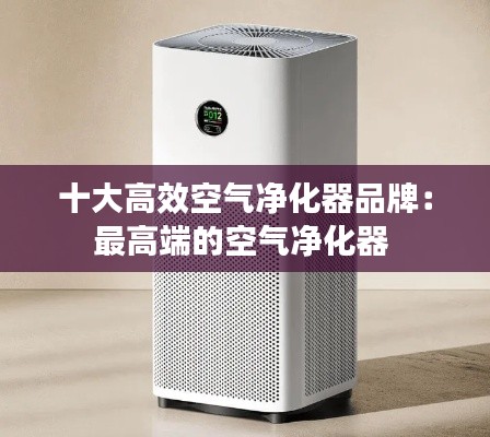 十大高效空气净化器品牌：最高端的空气净化器 