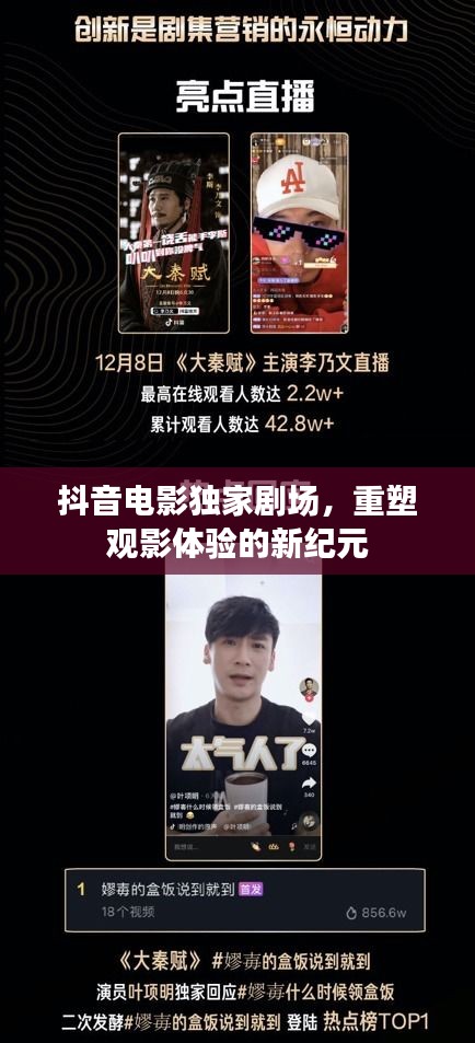 抖音电影独家剧场，重塑观影体验的新纪元