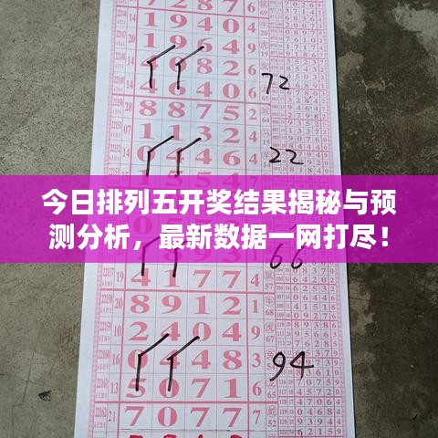 今日排列五开奖结果揭秘与预测分析，最新数据一网打尽！