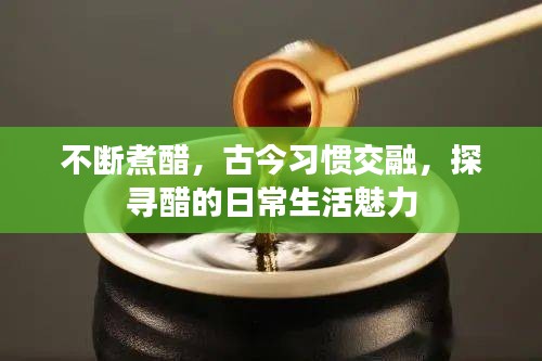 不断煮醋，古今习惯交融，探寻醋的日常生活魅力