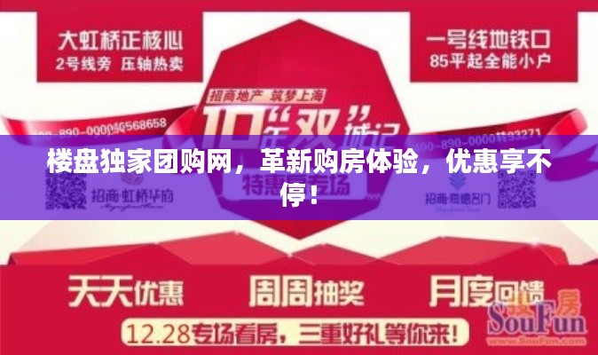楼盘独家团购网，革新购房体验，优惠享不停！