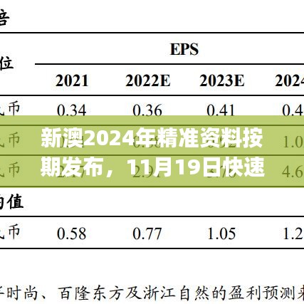 新澳2024年精准资料按期发布，11月19日快速解读情况_JBT2.45.67初学版