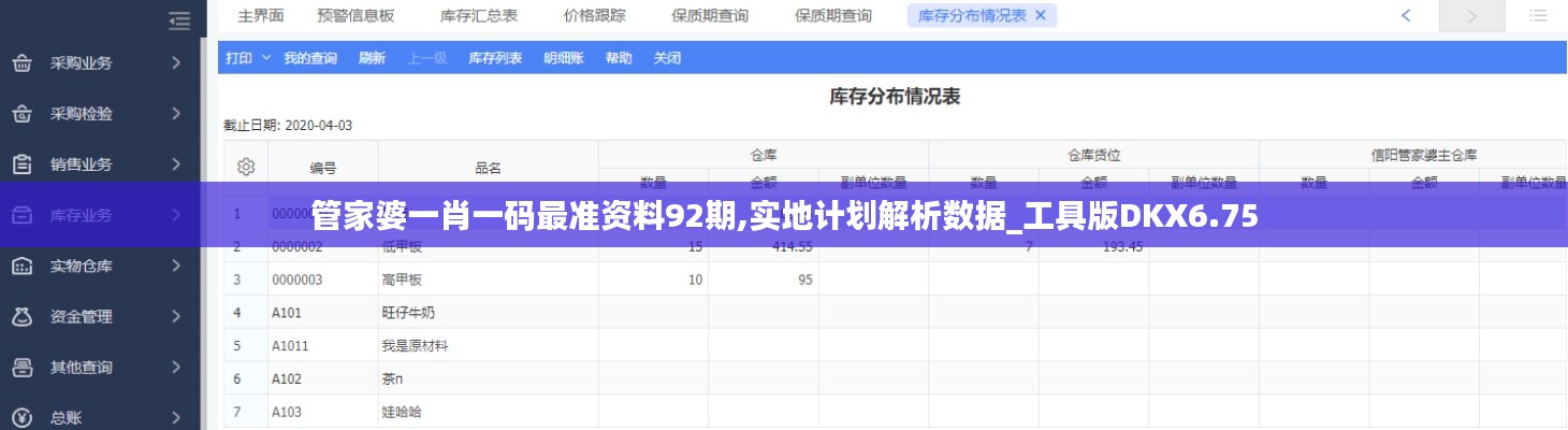 管家婆一肖一码最准资料92期,实地计划解析数据_工具版DKX6.75