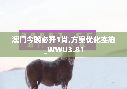 澳门今晚必开1肖,方案优化实施_WWU3.81