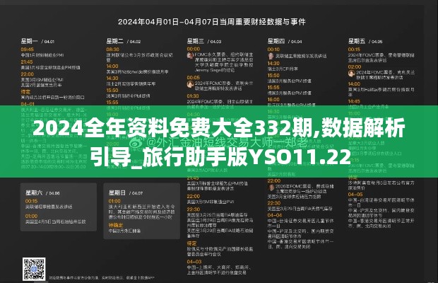 2024全年资料免费大全332期,数据解析引导_旅行助手版YSO11.22