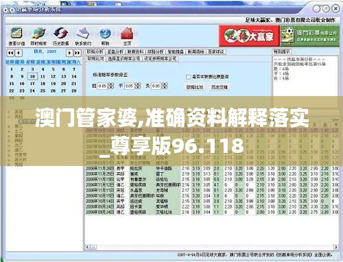 澳门管家婆,准确资料解释落实_尊享版96.118