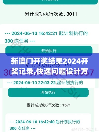 新澳门开奖结果2024开奖记录,快速问题设计方案_suite98.385