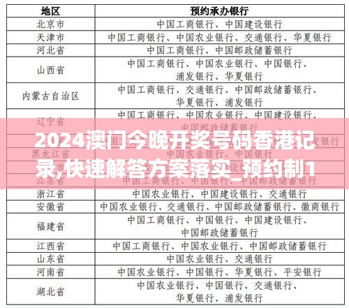 2024澳门今晚开奖号码香港记录,快速解答方案落实_预约制1.917