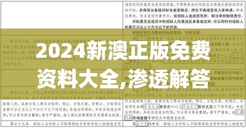 2024新澳正版免费资料大全,渗透解答解释落实_QT32.435