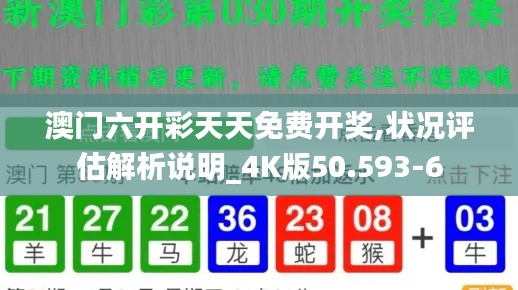 澳门六开彩天天免费开奖,状况评估解析说明_4K版50.593-6