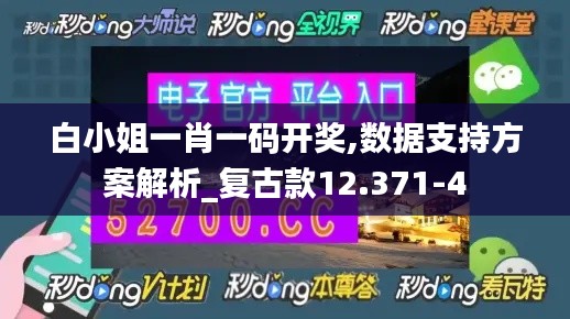 白小姐一肖一码开奖,数据支持方案解析_复古款12.371-4